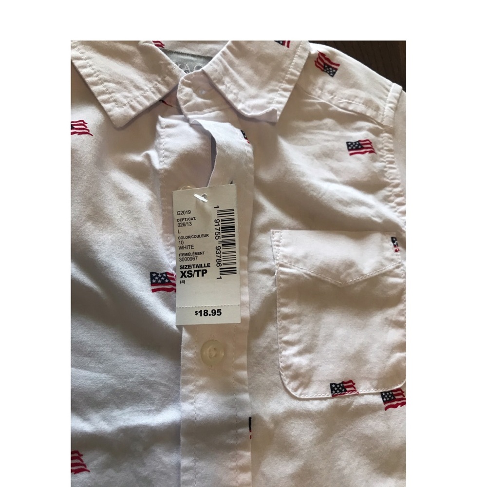 CHILDREN’S PLACE BOYS BUTTON UP SHIRT SIZE… - Picture 3 of 6